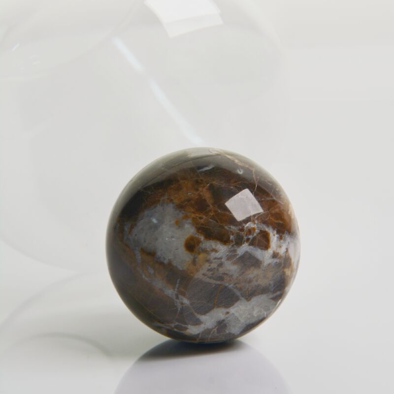 kualitas Marble Sphere Base Crystal Wine Glass Set Handblown Ultra Clear Crystal with Natural Stone Elegance Ideal for Daily and Special Gatherings pabrik