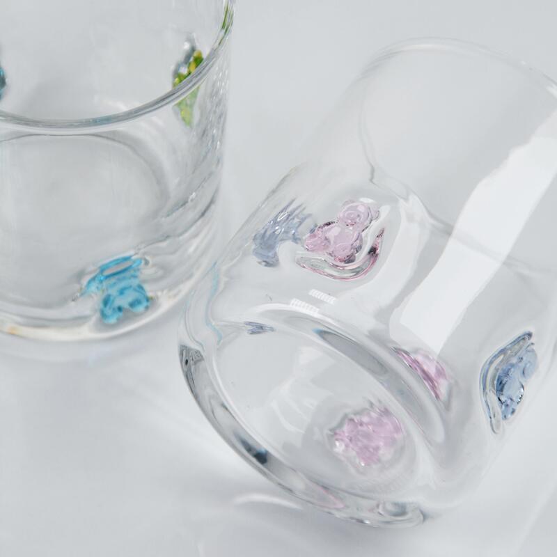 kualitas Gelas Kaca Beruang Gummy Tiup Tangan, Gelas Tumbler Bening 400ml Dengan Beruang Berwarna-warni Lucu, Gelas Jus Wiski Seru Untuk Anak-anak Dewasa, Hadiah Barware Lucu pabrik