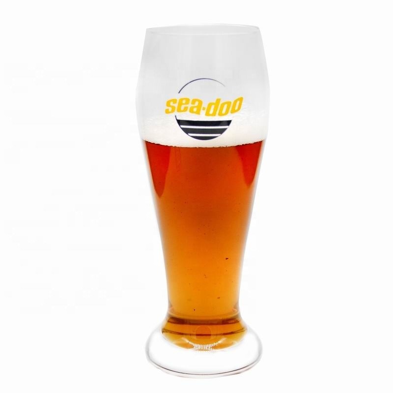 kualitas Customized Color Logo Germany Pilsner Craft Beer Glasses pabrik