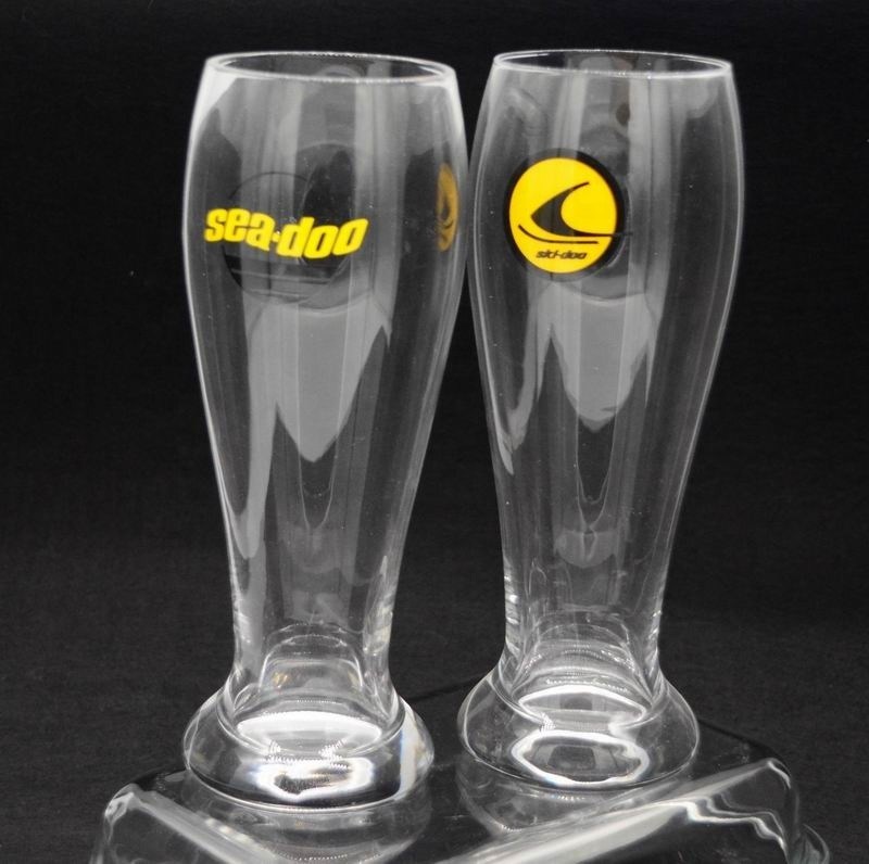 kualitas Customized Color Logo Germany Pilsner Craft Beer Glasses pabrik