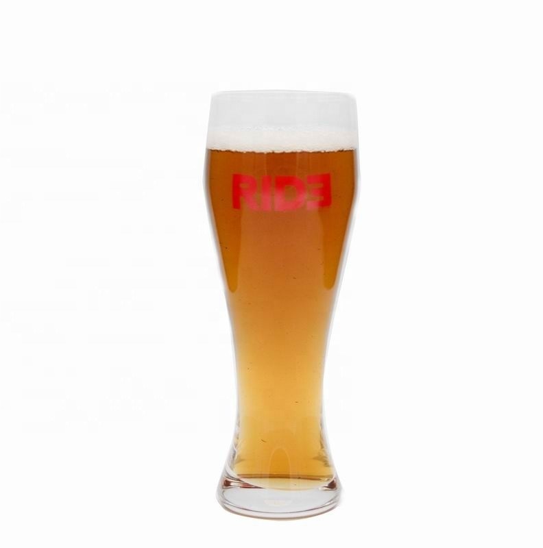 kualitas Customized Color Logo Germany Pilsner Craft Beer Glasses pabrik