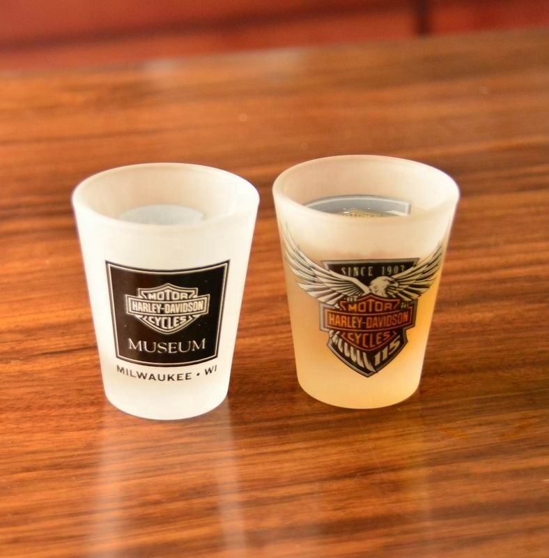 kualitas 1.5oz Frosted High End Unique Shot Glasses For Liquor pabrik