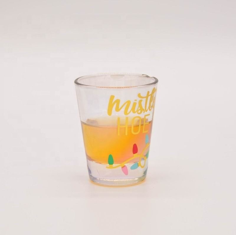 kualitas 1.5oz Frosted High End Unique Shot Glasses For Liquor pabrik