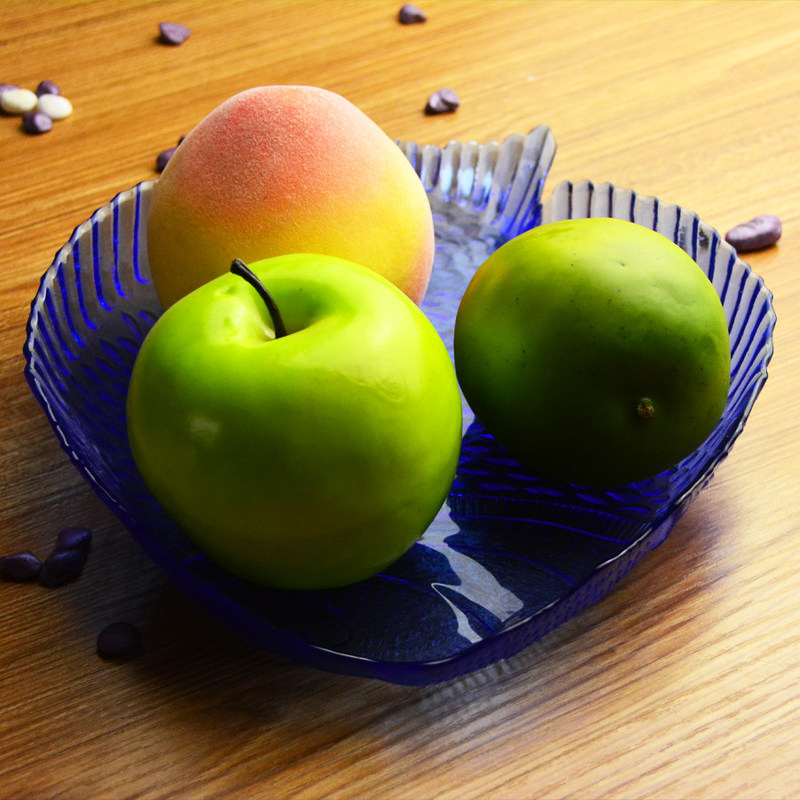 kualitas Fish Shaped Solid Color Charger Plates For Fruit pabrik