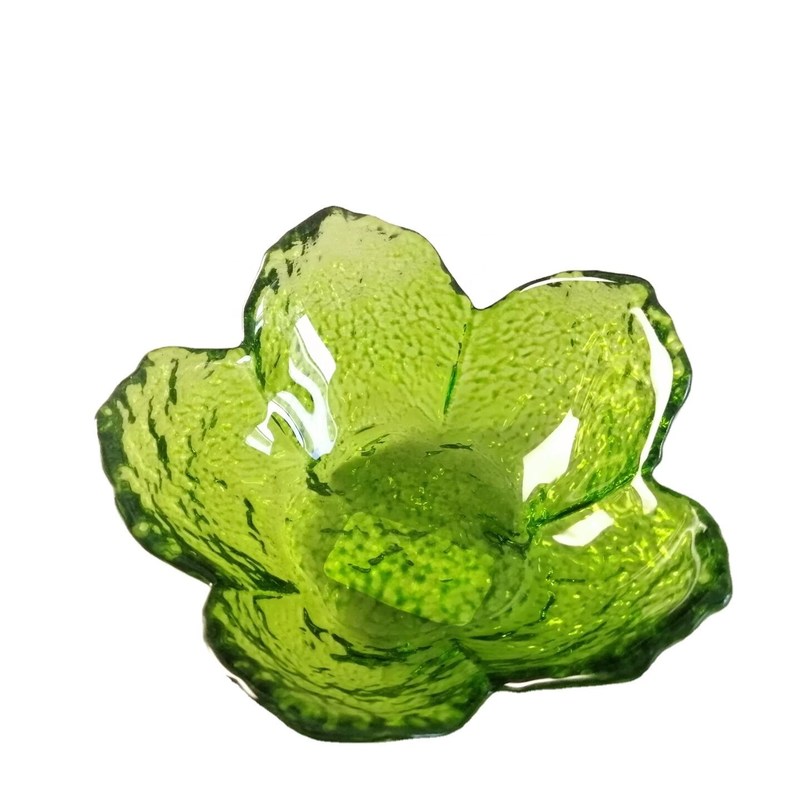 kualitas Ins Cherry Blossom Glass Sauce Plates For Dinner Table pabrik