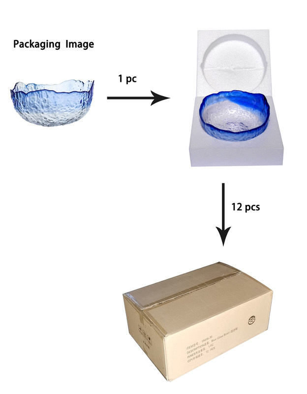 kualitas Hammered Pattern Irregular Shape Crystal Salad Serving Bowl pabrik