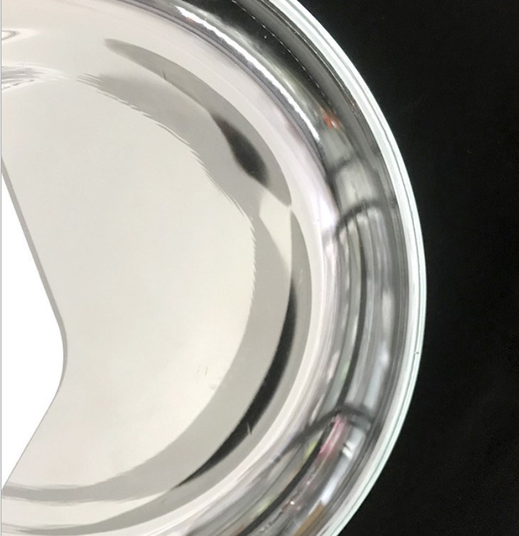 kualitas Heat Resistant Borosilicate Round Charger Plates For Micwave pabrik