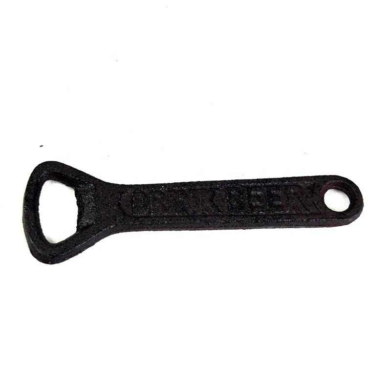 kualitas Exquisite Rustic Metal Bottle Opener Cast Iron Crafts pabrik