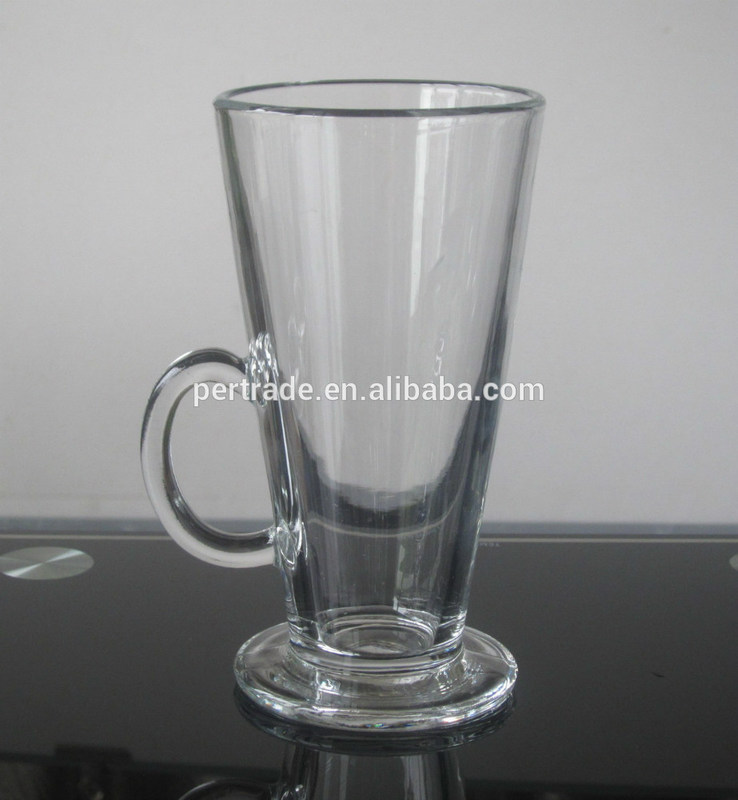 kualitas Irish Style Machine Made Crystal Whisky Tumblers With Handle pabrik
