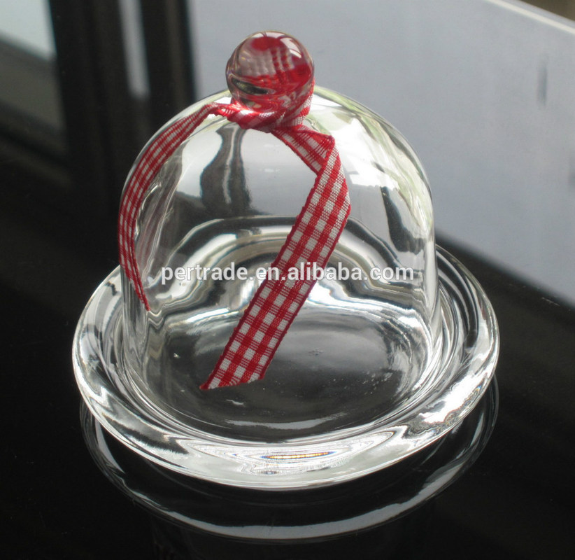 kualitas Transparent Oval Lead Free Glass Butter Keeper ,  Clear Butter Plate pabrik