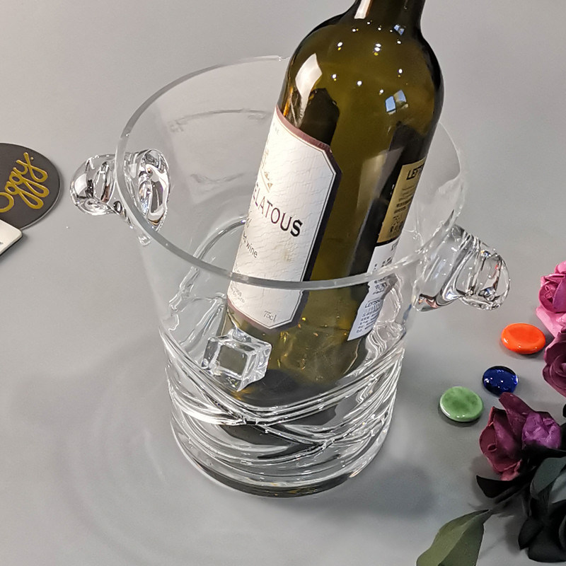 kualitas Unique Handmade Whiskey Glass With Inlaid Eyes Design pabrik