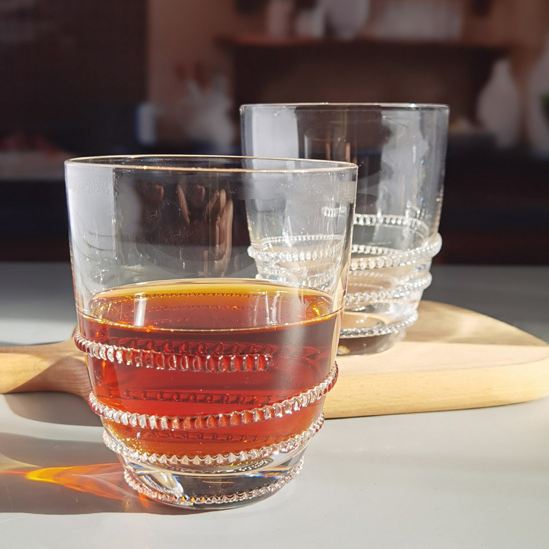 kualitas Creative Hemp Rope Winding Tumbler Drinking Glasses Lead Free pabrik