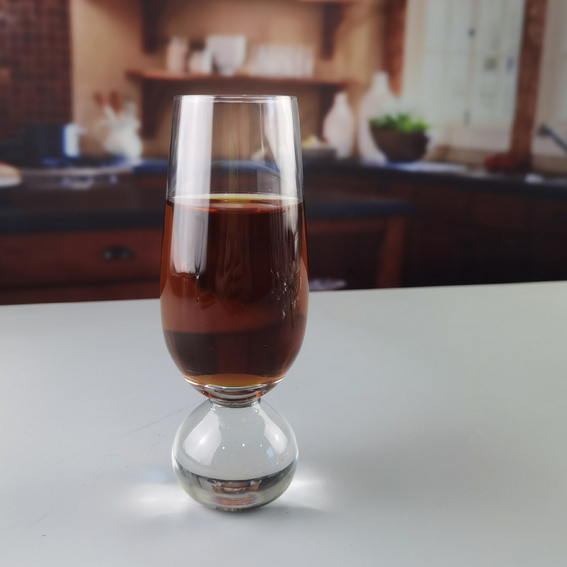 kualitas Ball Stemmed Lead Free Crystal Highball Tumblers For Champagne pabrik