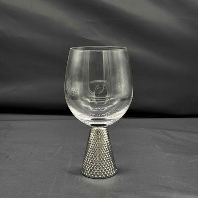kualitas Electroplate Diamond Base Wine Glass Set pabrik