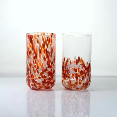 kualitas Hand Blown 500ml Lead-free Crystal Glass Tumbler - Artisan Drinking Glass for Whiskey and Juice pabrik