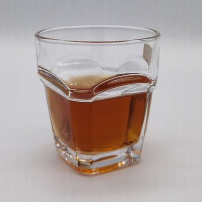 kualitas Transparent Square Bottom 10 Oz Whiskey Glasses For Home pabrik