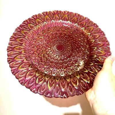 kualitas Glass Charger Platesm For Wedding pabrik