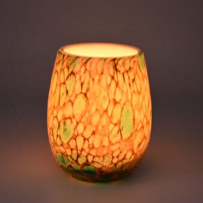 kualitas Turquoise Solid Color Votive Glass Candle Holders pabrik