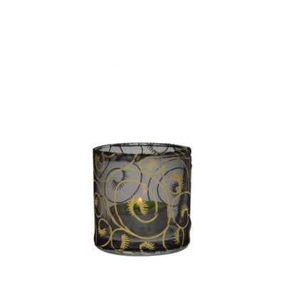 kualitas Decorative Handmade Silk Sleeve Coat Cylinder Candle Holders pabrik