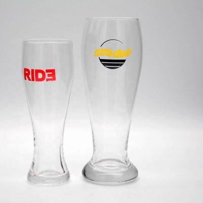 kualitas Customized Color Logo Germany Pilsner Craft Beer Glasses pabrik