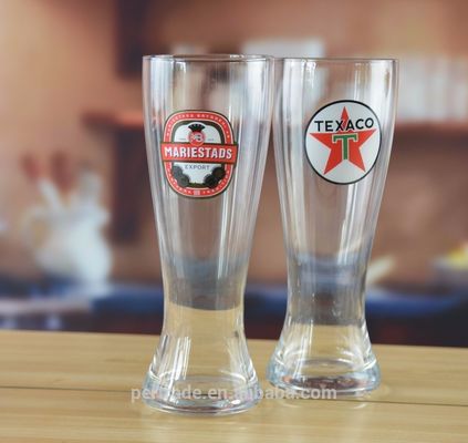 kualitas Customized 12 Oz Pilsner Glass For Promotion Gift pabrik