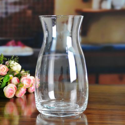kualitas Rainbow Decorative Glass Vase pabrik
