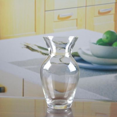 kualitas Customize Irridescent Decorative Glass Vase For Home pabrik