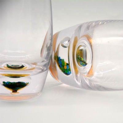 kualitas Heavy Bottom Crystal Whiskey Glasses pabrik