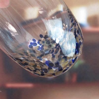 kualitas Gold Stone Bottom Glass SGS 300ml Handmade Whiskey Glass pabrik