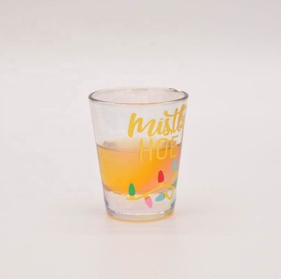 kualitas 1.5oz Frosted High End Unique Shot Glasses For Liquor pabrik
