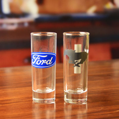 kualitas Promotion 2oz Shot Glasses With Logo Unique Shot Glasses pabrik