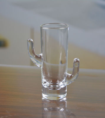 kualitas Wedding Favors Crystal 2 Oz Cactus Tequila Shot Glass pabrik
