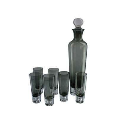 kualitas Round Shape 6 Color Unique Shot Glass Set For Vodka pabrik