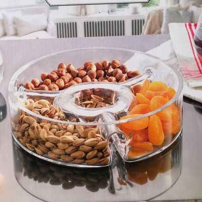 kualitas Handmade Glass Fruit Plate pabrik