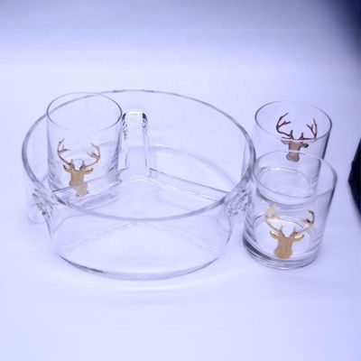 kualitas Handmade Glass Fruit Plate pabrik