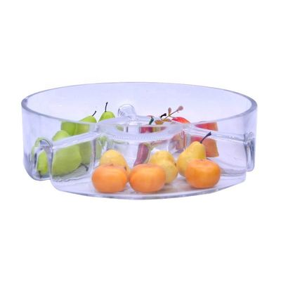 kualitas Handmade Glass Fruit Plate pabrik