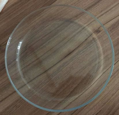 kualitas Heat Resistant Borosilicate Round Charger Plates For Micwave pabrik