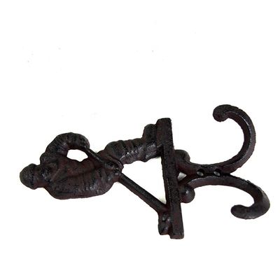 kualitas Ice Hockey Rustic Cast Iron Coat Hooks Cast Iron Crafts pabrik