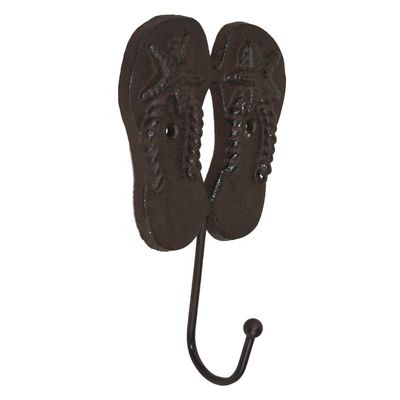 kualitas Home Decoration Wrought Iron Coat Hooks Cast Iron Crafts pabrik