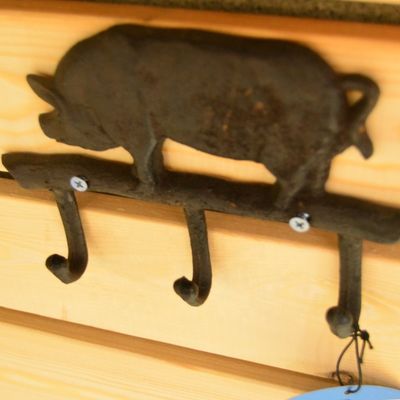 kualitas Home Decor Crafts Coat Hook pabrik