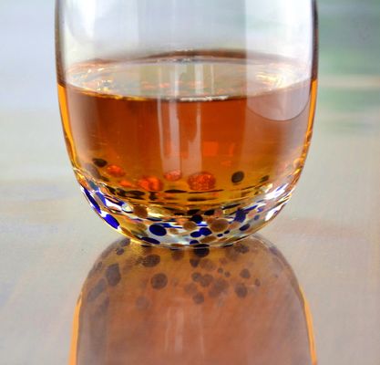 kualitas Red Stars Bottomed Creative Macadam Tumbler Drinking Glasses pabrik