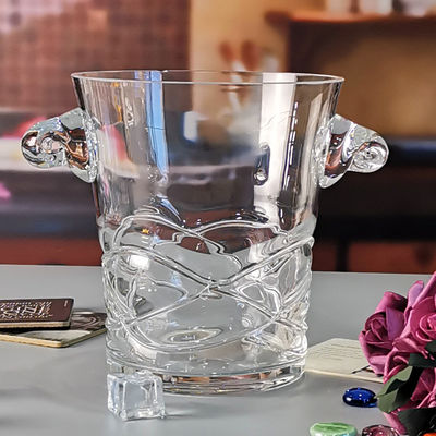 kualitas Unique Handmade Whiskey Glass With Inlaid Eyes Design pabrik