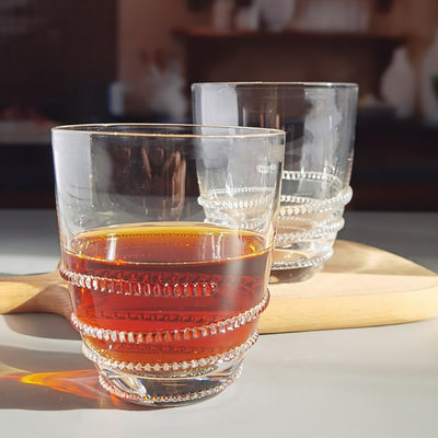 kualitas Creative Hemp Rope Winding Tumbler Drinking Glasses Lead Free pabrik